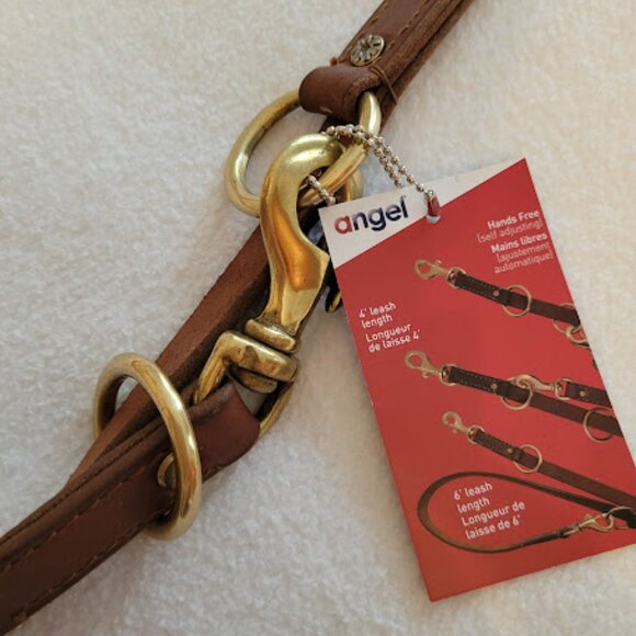 Multi Function Dog Leash 100% Leather (NEW with tags) - Picture 3 of 11